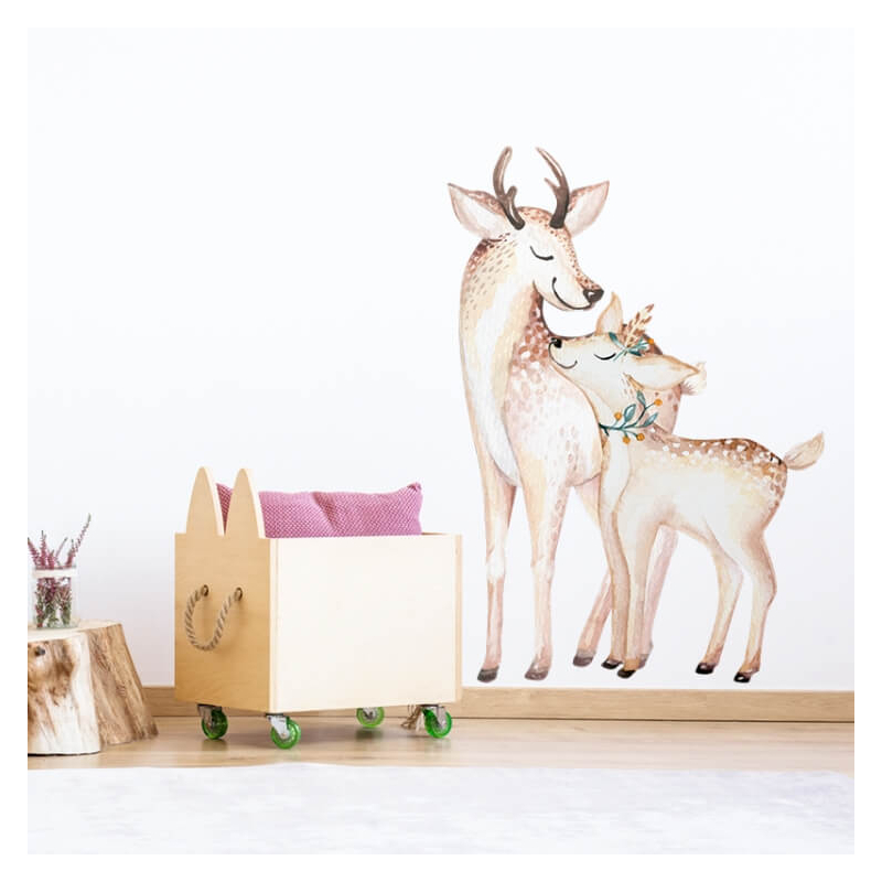 Stenske nalepke BAMBI in mamica