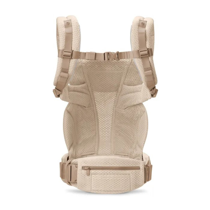 Bež nosiljka Ergobaby Omni Mesh DELUXE, Natural Beige