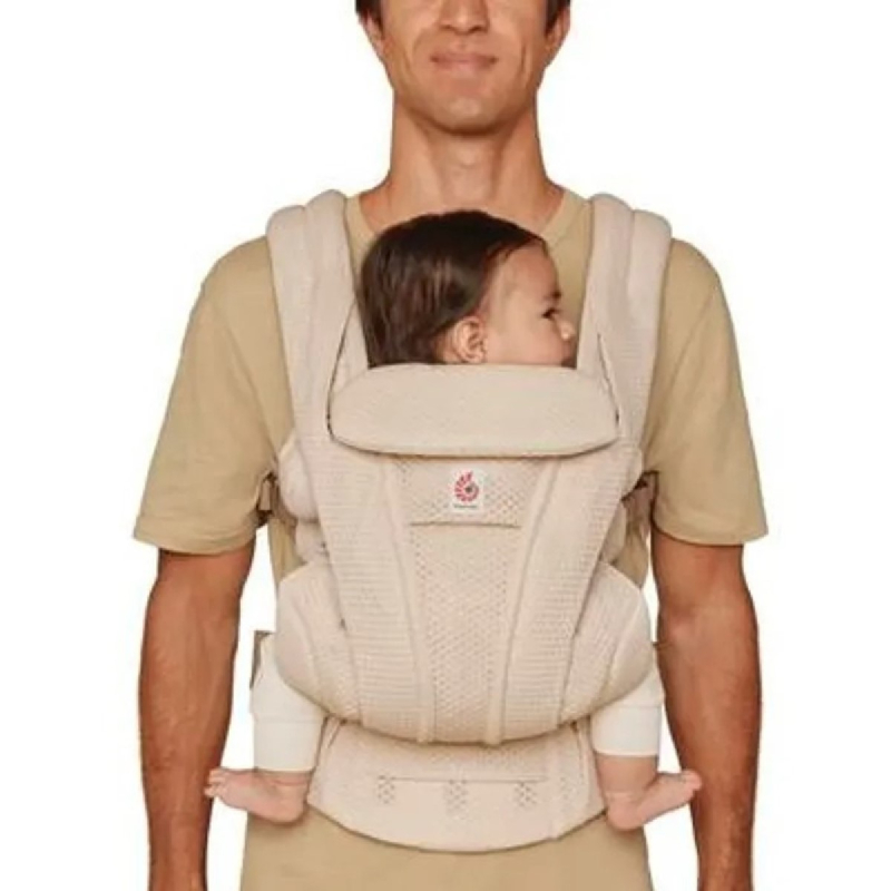 Bež nosiljka Ergobaby Omni Mesh DELUXE, Natural Beige