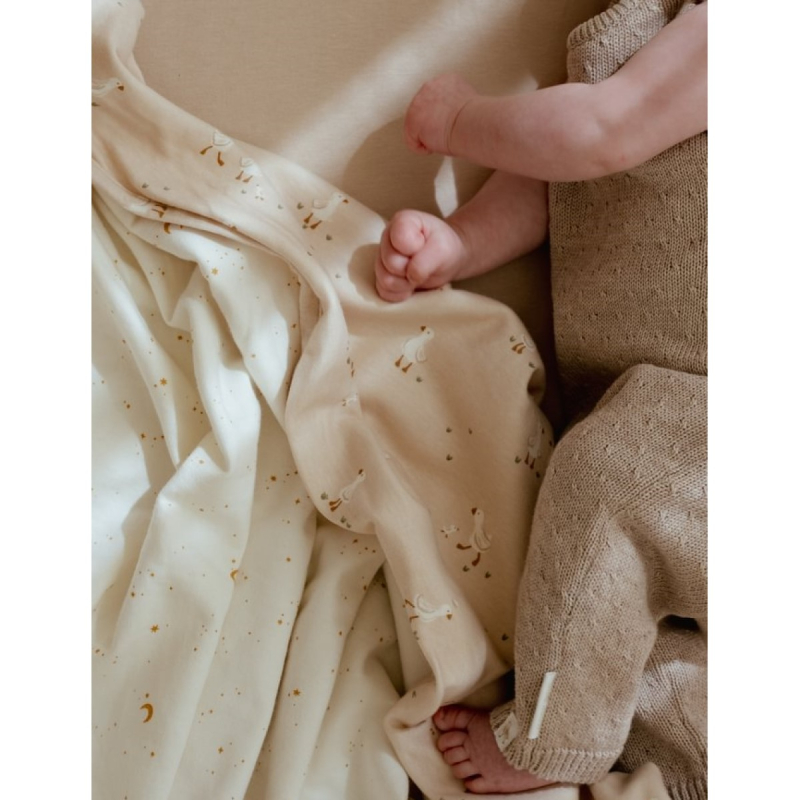 Bež muslin pelena 120 x 120 cm Little Goose, Little Dutch (TE51925032)