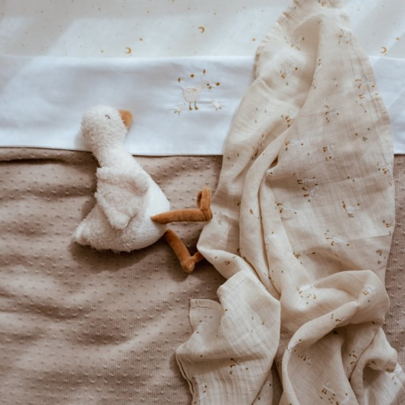 Bež muslin pelena 120 x 120 cm Little Goose, Little Dutch (TE51925032)