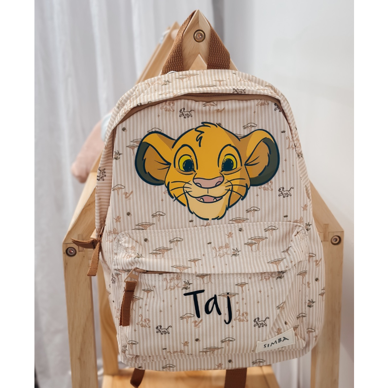 Bež dječji ruksak KRALJ LAVOVA, (Simba) Made For Fun (705-01395) 