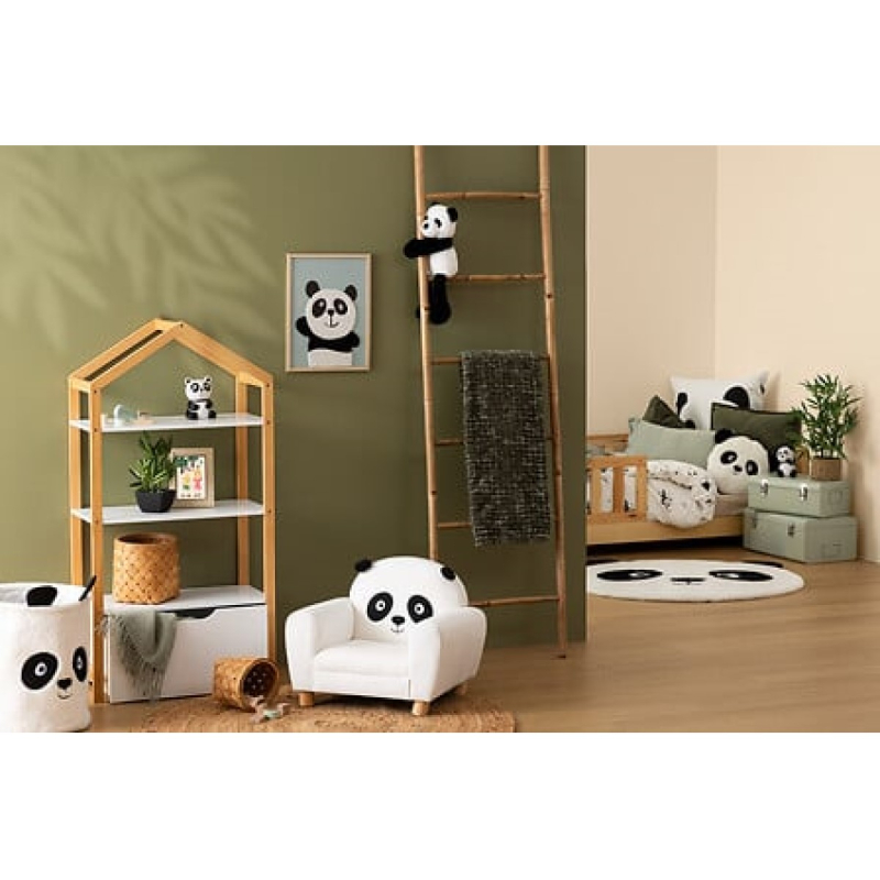 Bijela košara za igračke PANDA, Atmosphera®