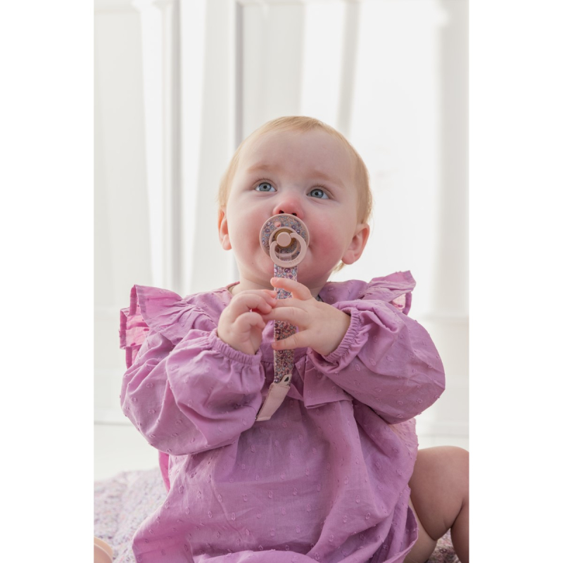 Duda BIBS x Liberty - Eloise Blush
