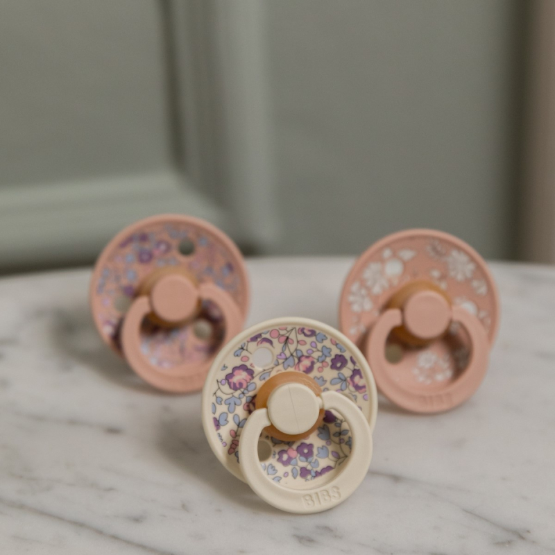 Duda BIBS x Liberty - Eloise Blush