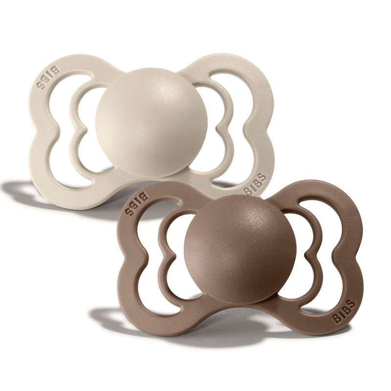 Duda BIBS - Vanilla&Dark Oak Silicone