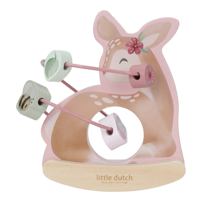 Aktivna lesena spirala SRNICA Forest Friends FSC (1 leto+), Little Dutch (LD7234)