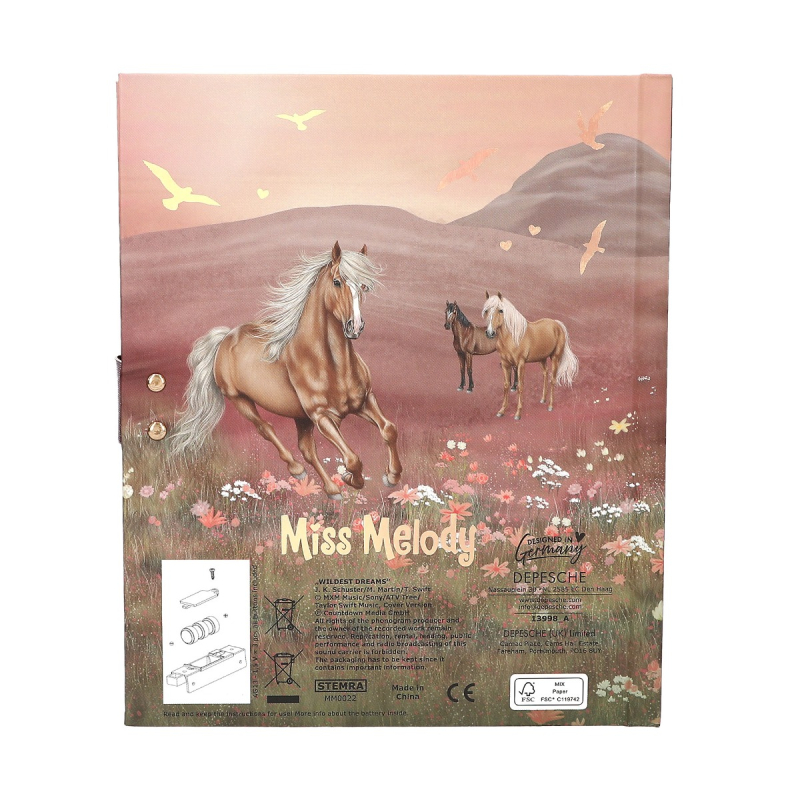 Miss Melody dnevnik s kodom i zvukom konji, I LOVE HORSES