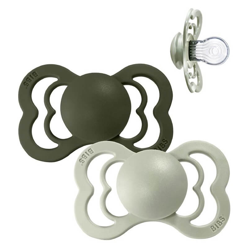 Duda BIBS - Hunter Green&Sage Silicone