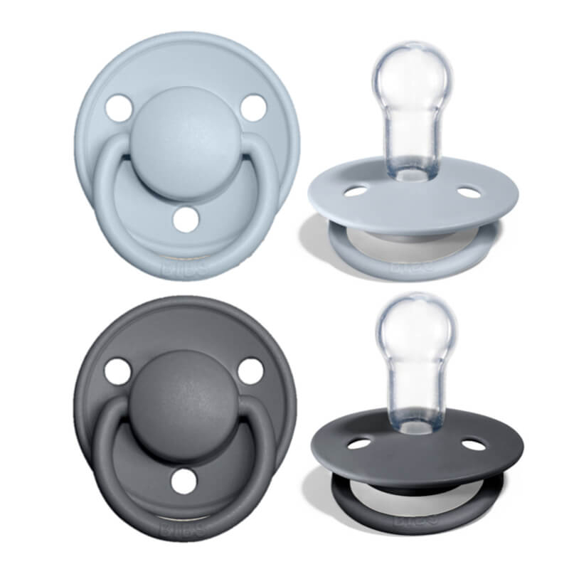 Duda BIBS - Iron&Baby Blue Silicone