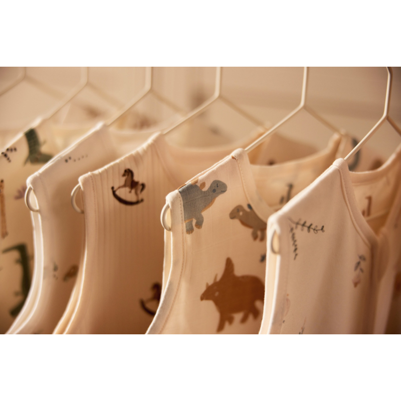 Kremasto bijela jersey vreća za spavanje ON THE GO, 3-6 m, Jollein®