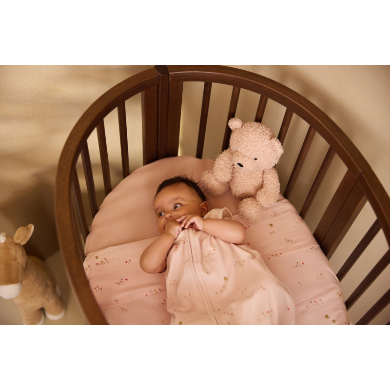 Set 2 plahte 120 × 60 cm, BLUSH/WILD ROSE, pamučni jersey (2 komada), Jollein®