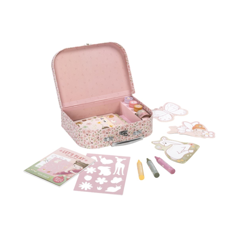 Kreativni kovčeg Rosa Fairy Garden Little Dutch – set za crtanje (3+)
