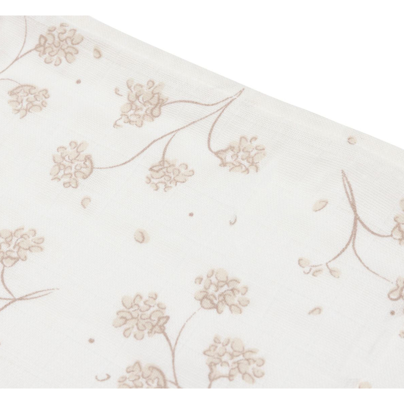 Kremasto bijele tetra pelene Leafy Dreams (115x115 cm) - 2 komada, Jollein®