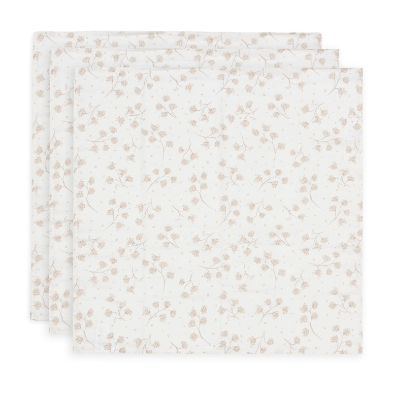 Kremasto bijele tetra pelene Leafy Dreams (70X70 cm) – 3 komada, Jollein®