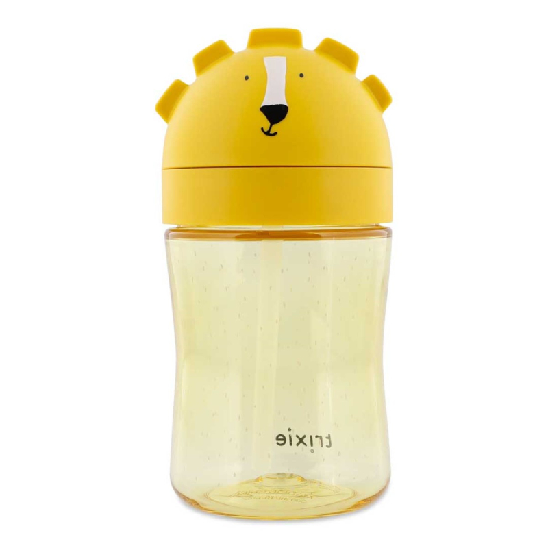 Žuta bočica za pijenje sa slamkom Mr. LION (300 ml), Trixie