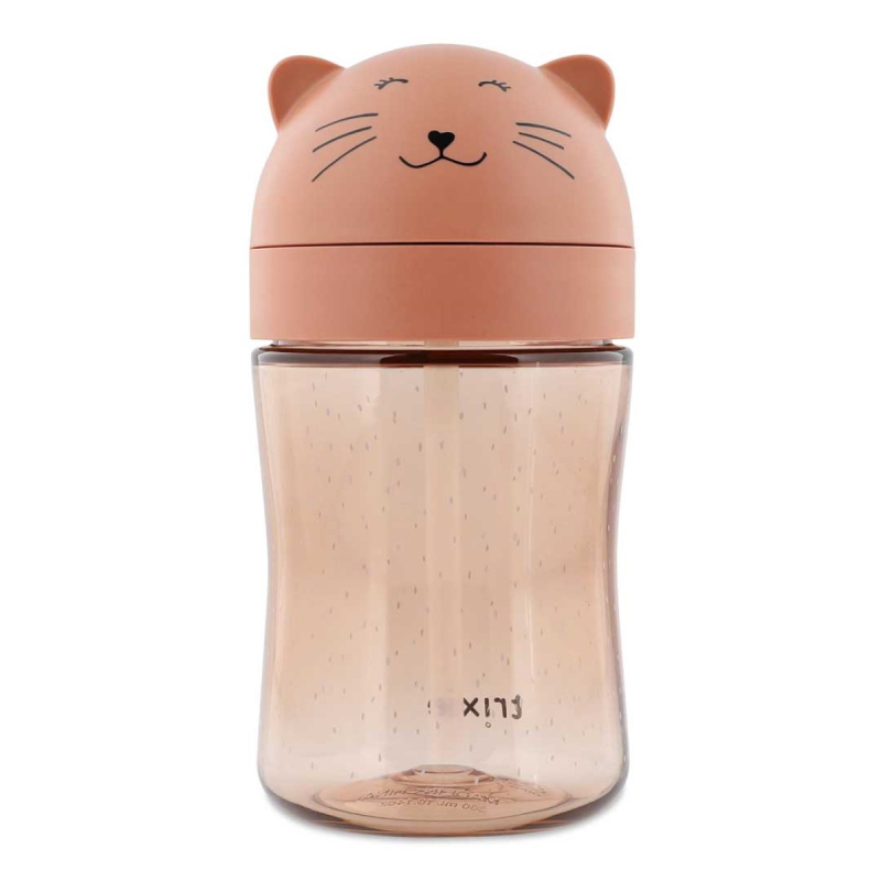 Marelična bočica za pijenje sa slamkom Mrs. CAT (300 ml), Trixie