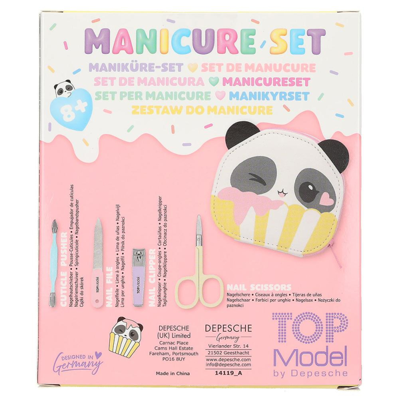 TOPModel manikirski set CANDY GLAM, Panda