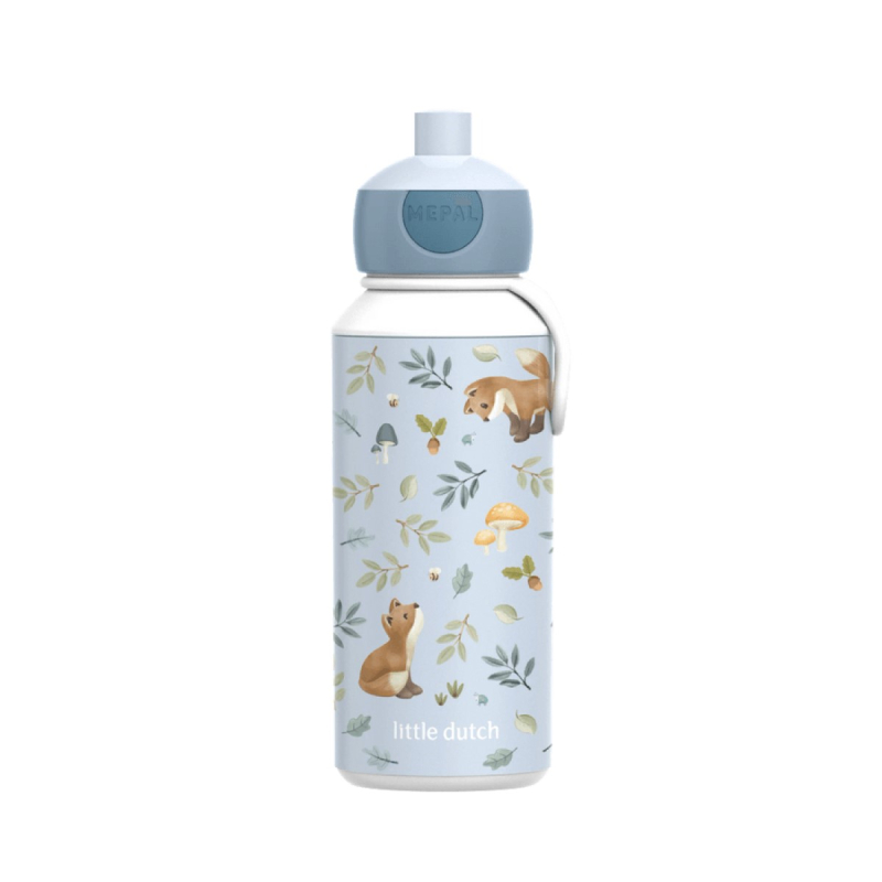 Plava dječja bočica Forest Friends (400 ml), Little Dutch