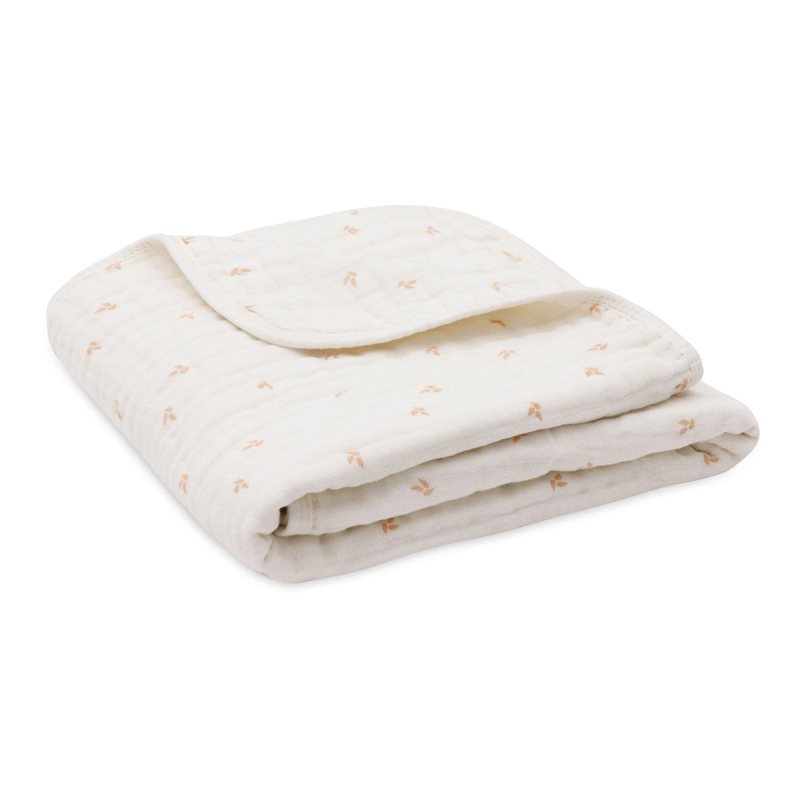 Kremno bela muslin odeja HARVEST MOONSTONE