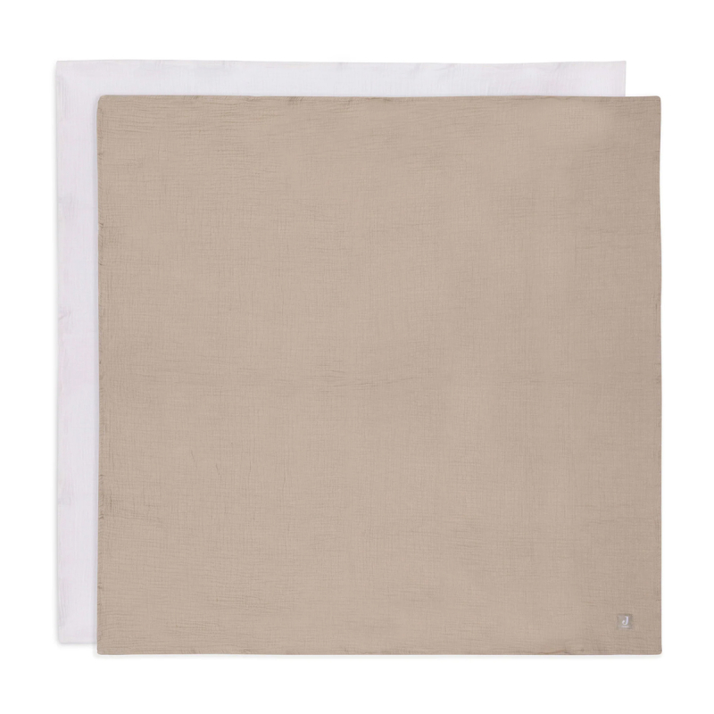 Zelene muslin tetra plenice OLIVE GREEN/IVORY 