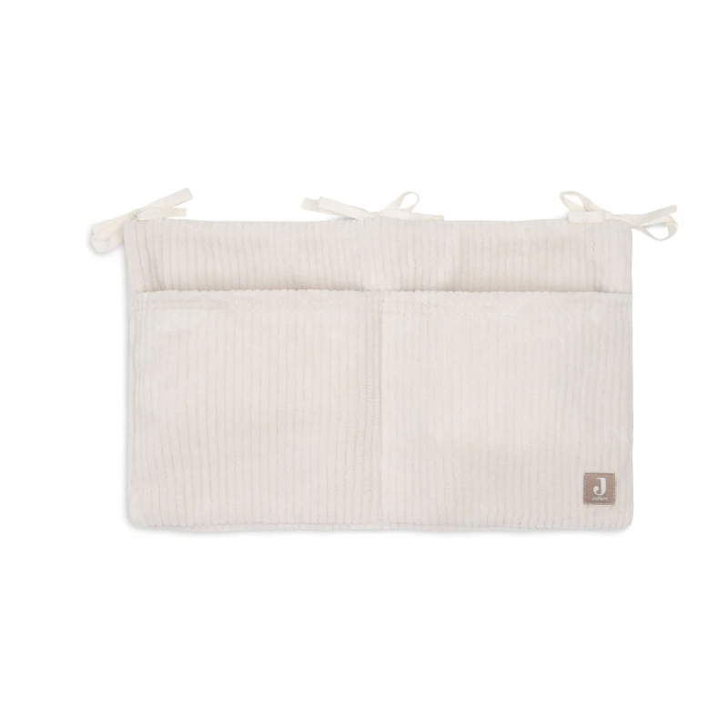 Kremasto bijeli organizator za krevetić Cloudy Rib Oatmeal, Jollein