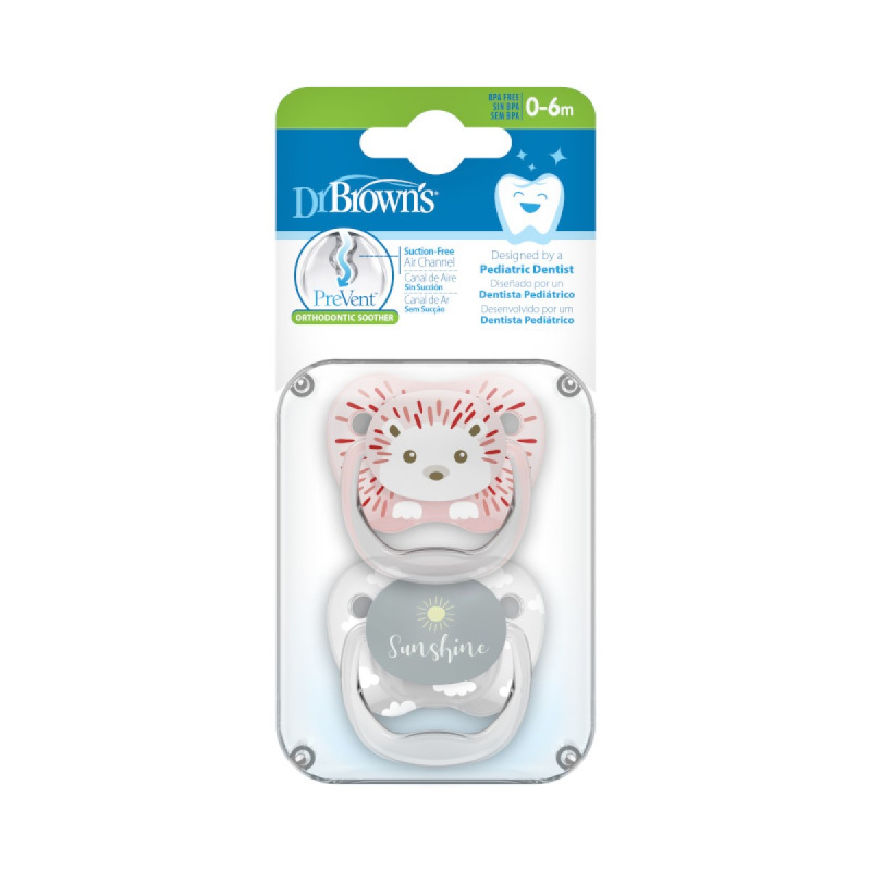 Duda Dr. Brown's Prevent - JEŽ 0-6M (2 komada)