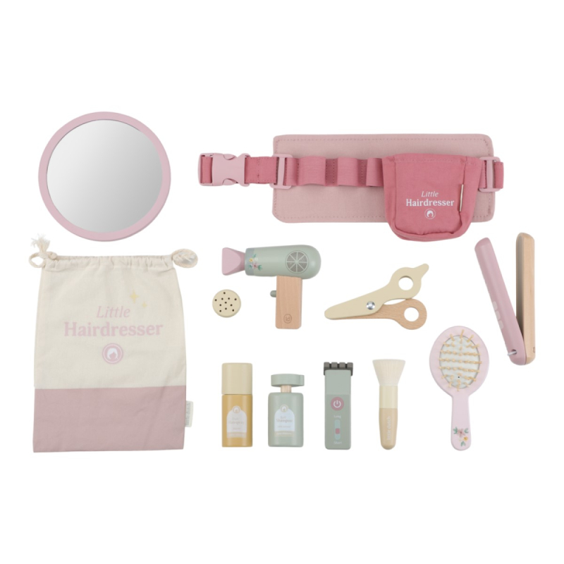 Dječji ružičasti set za frizuru  (3 godine+), Little Dutch (LD2514)