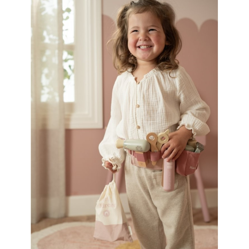 Dječji ružičasti set za frizuru  (3 godine+), Little Dutch (LD2514)