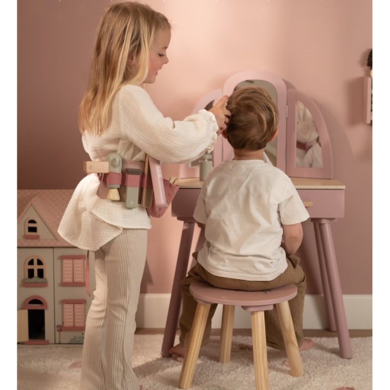 Dječji ružičasti set za frizuru  (3 godine+), Little Dutch (LD2514)