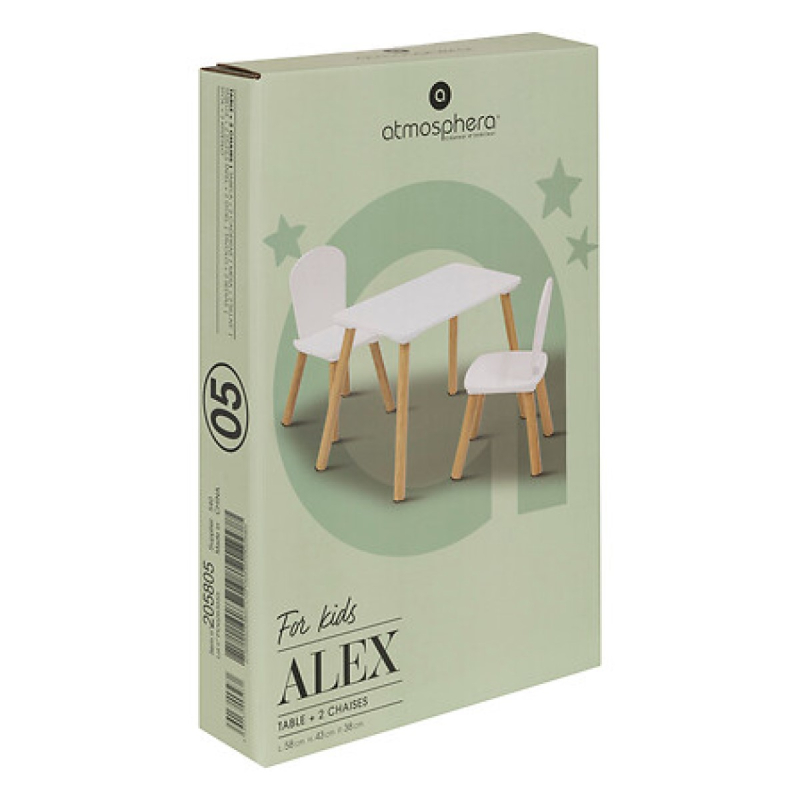Dječji stol i 2 stolice ALEX, Atmosphera®