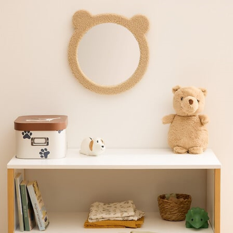 Dječje ogledalo Boucle MEDVJEDIĆ 33 cm, Atmosphera®