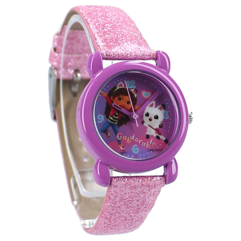 Roza otroška ura Gabby's Dollhouse Kids Time! 582-00613