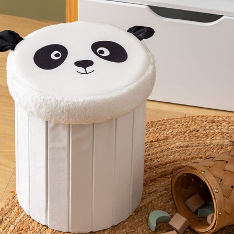 Dječja kutija - tabure PANDA 30x36 cm
