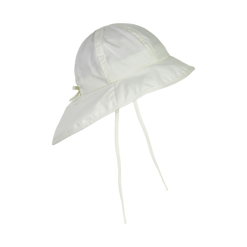 Krem bijela dječja kapa s UV zaštitom (UPF 50+) 6-12 m, MARSHMALLOW WHITE - En Fant
