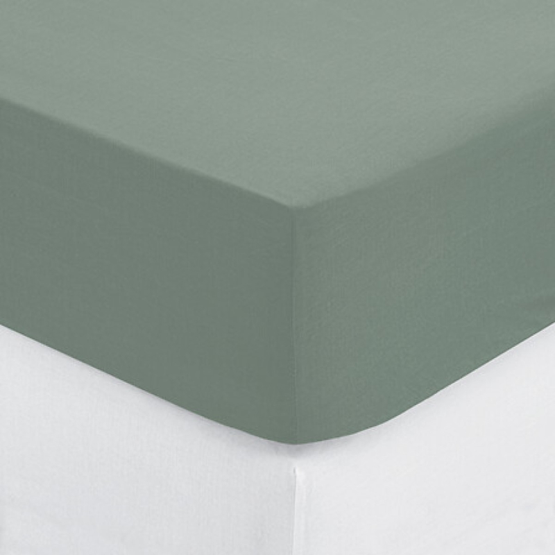 Pastelno zelena plahta za madrac 90x190 cm, Atmosphera®