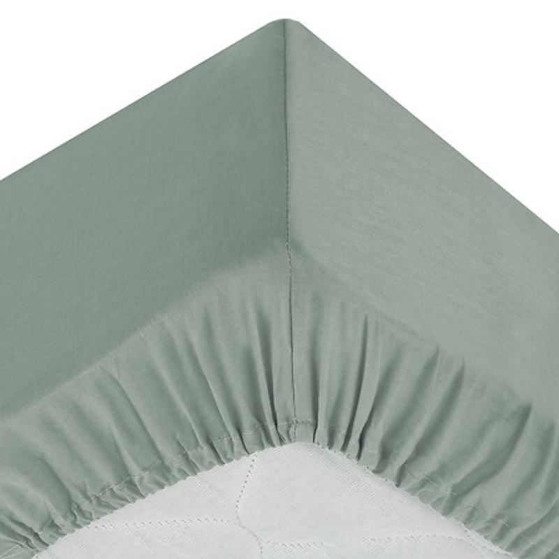 Pastelno zelena plahta za madrac 90x190 cm, Atmosphera®