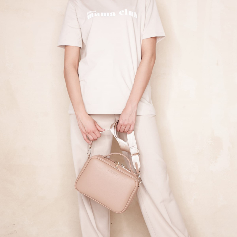 BEŽ torbica za mamice Crossbody VERA PREMIUM