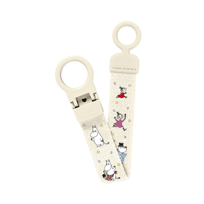 Kopča za dudu BIBS x Moomins Loop – Ivory