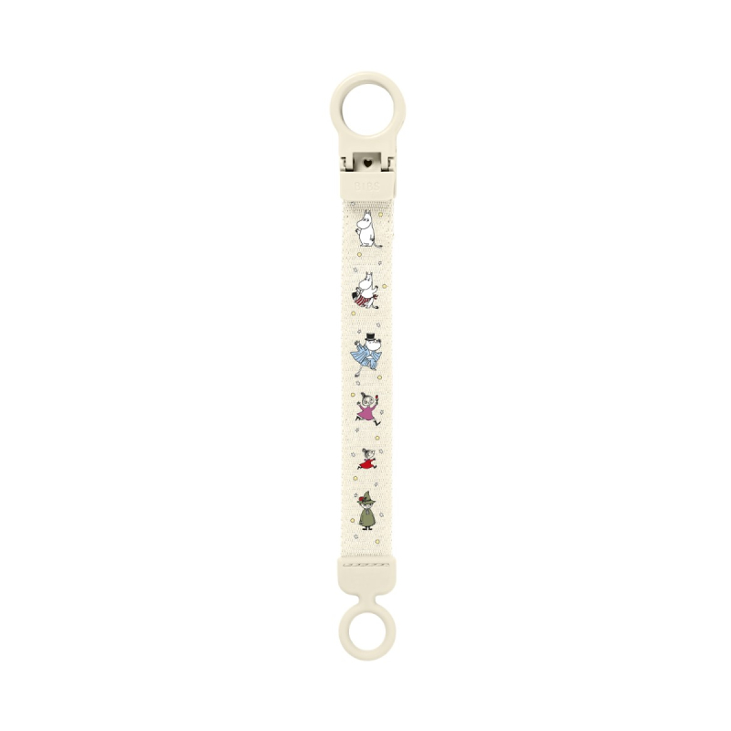 Kopča za dudu BIBS x Moomins Loop – Ivory
