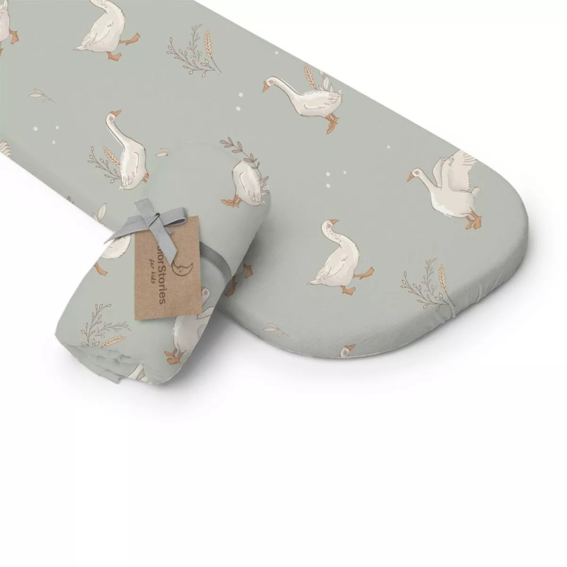 PASTELNO ZELENA jogi rjuha HAPPY GOOSE OLIVE 40x70 cm ColorStories