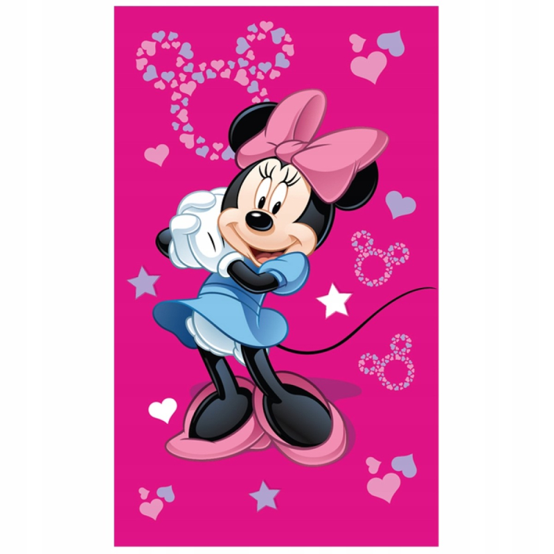 Ružičasti dječji ručnik Minnie Mouse, 30x50 cm, ©DISNEY