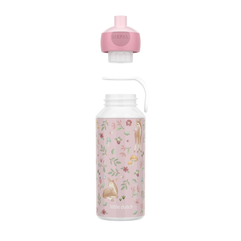 Roza dječja bočica Fairy Garden (400 ml), Little Dutch