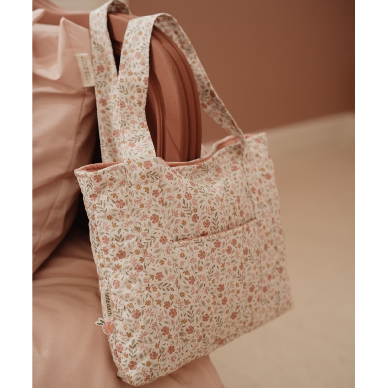 Torba za previjanje za djevojčice,  Soft Flowers (3 godine+), Little Dutch (LD4589)