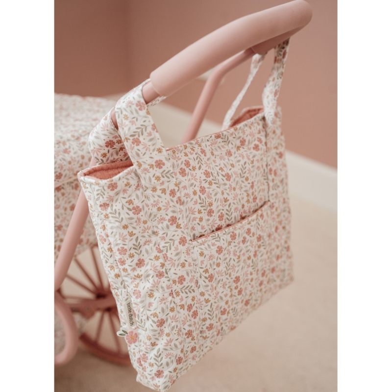 Torba za previjanje za djevojčice,  Soft Flowers (3 godine+), Little Dutch (LD4589)