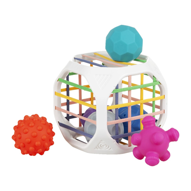 Senzorna šarena kocka-  CUBE BOX babyono 4u1, 18m+