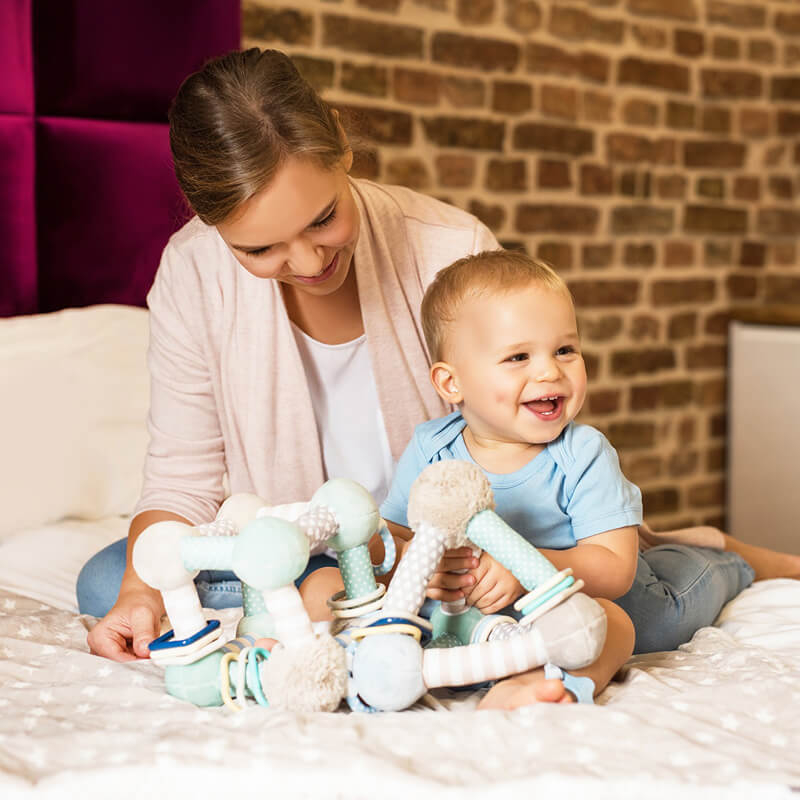 Mint senzorična kockaMint senzorična PIRAMIDA babyono