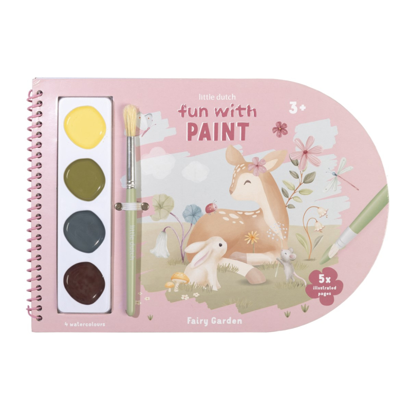 Slikarska knjiga Fairy Garden (3+), Little Dutch (126558)