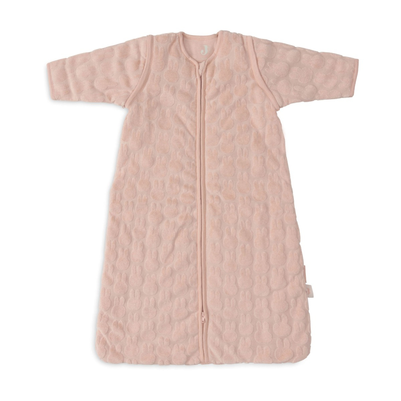 Pudrasto roza spalna vreča z rokavi MIFFY JACQUARD Wild Rose, 18+ m, Jollein