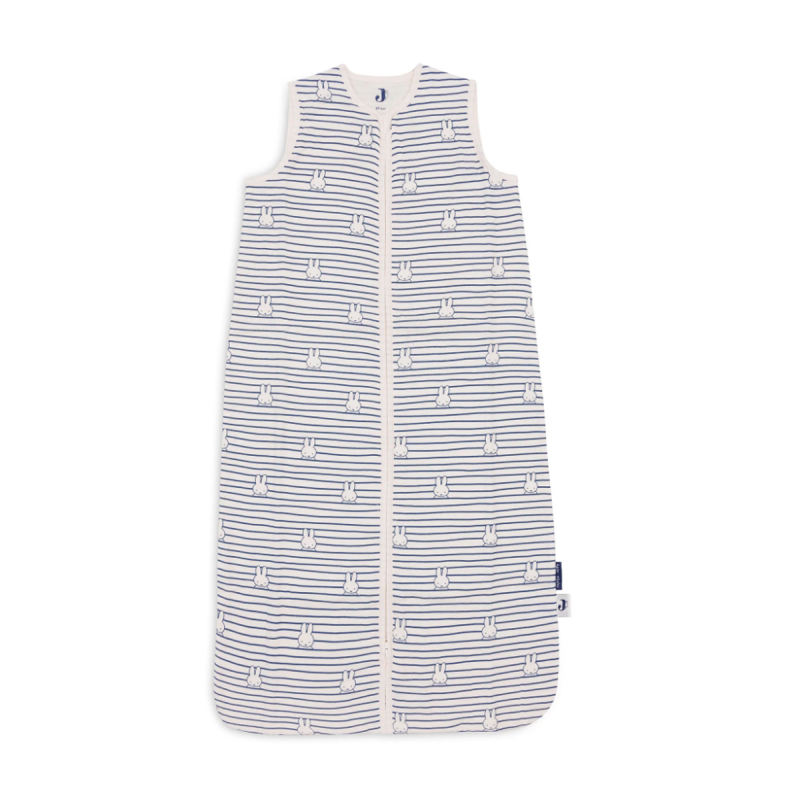 Kremno bela MUSLIN spalna vreča Miffy Stripe Navy 